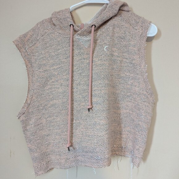 Zyia Pink Bianca Crop Hoodie - Picture 1 of 5